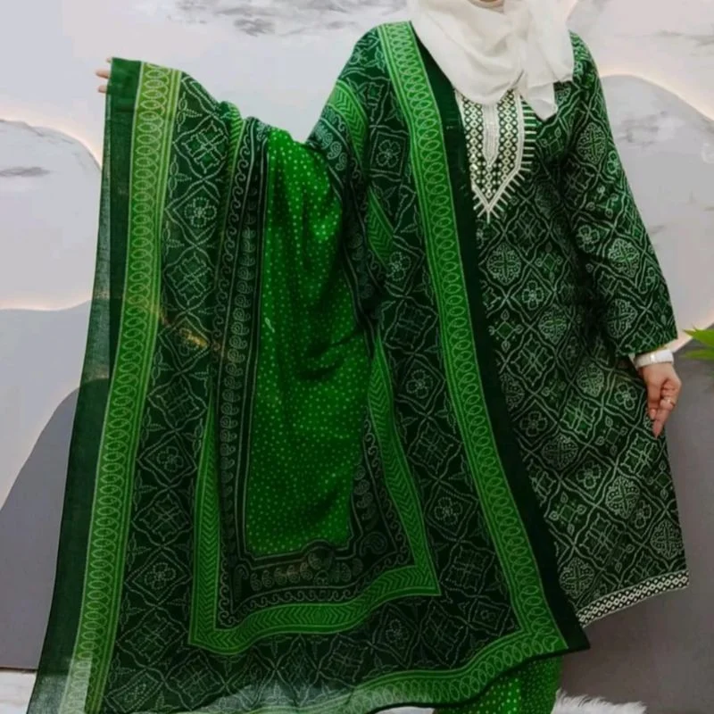 Premium Joypuri Karchupi 3-Piece – Elegant Traditional Wear